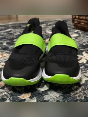 all in motion Black Sneakers with Neon Green Strap